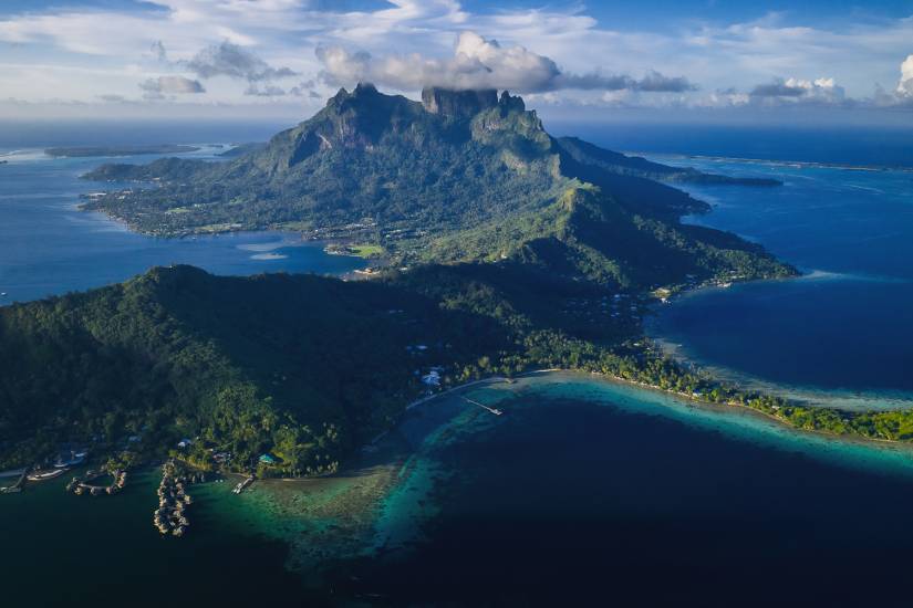 Photo - Polynésie Française - Vue du ciel - Bora Bora #261
